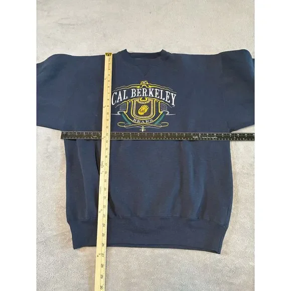 University of California Berkeley Vintage Crewneck Sweatshirt Embroidered 90's - Picture 7 of 7